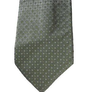 Galante Uomo Mens Tie Pretty Green Made in Italy 100% Silk Necktie 59" X 3-7/8"